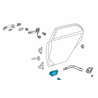 OEM 2016 Toyota Corolla Handle, Inside Diagram - 69206-02180-C0