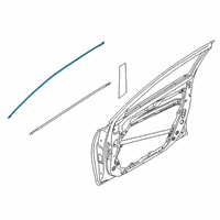 OEM 2022 Kia Forte MOULDING Assembly-FRT Dr Diagram - 82860M6010