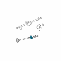 OEM Jeep RETAINER-Axle Shaft Seal Diagram - 5012827AA