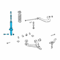 OEM 2001 Toyota Tacoma Strut Diagram - 48510-09270