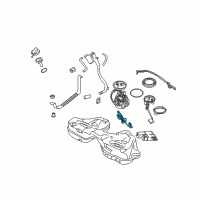 OEM 2005 BMW 760Li Right Fuel Tank Sending Unit Diagram - 16-11-7-183-795