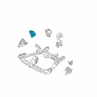 OEM 2007 Kia Rondo Side Mount Bracket Diagram - 218162G030