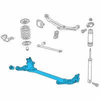 OEM 2013 Chevrolet Cruze Axle Beam Diagram - 22812157