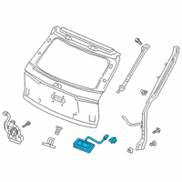 OEM Honda Swtch, Tail Gate Open Diagram - 74810-TGS-A01