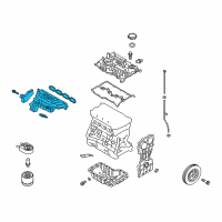 OEM 2019 Kia Stinger Manifold Assembly-Intake Diagram - 283102CTA1