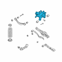 OEM 2019 Hyundai Sonata Carrier Assembly-Rear Axle, LH Diagram - 52710-C2100