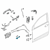 OEM 2022 Honda CR-V Checker, Front Door Diagram - 72340-TLA-A01