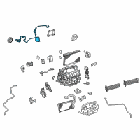 OEM 2018 Lexus LS500 Harness, Air Conditioner Diagram - 82212-50220