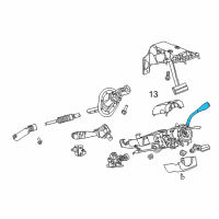 OEM 2017 Ram 1500 Lever-Gearshift Diagram - 5057509AD