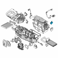 OEM 2015 Lincoln MKS Adjust Motor Diagram - AA5Z-19E616-A