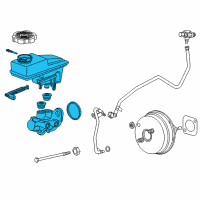 OEM 2019 Chevrolet Traverse Master Cylinder Diagram - 84644599