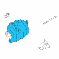 OEM 2006 Infiniti FX45 Reman Alternator Assembly Diagram - 2310M-AR00ARW