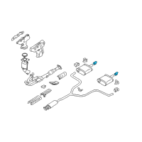 OEM 2003 Nissan Altima DIFFUSER Assembly - Exhaust Diagram - 20080-4Y370