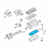 OEM 2017 BMW M4 Oil Pan Gasket And Bolts Diagram - 11-13-7-600-482