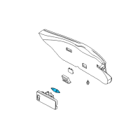 OEM 2010 Nissan Murano Bulb Diagram - 26282-0V200