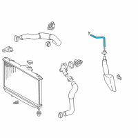 OEM Toyota Corolla Hose Or Pipe Diagram - 90069-16007