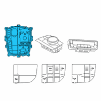 OEM BMW 840i Gran Coupe REPAIR KIT CENTER CONSOLE CO Diagram - 61-31-5-A1D-F80