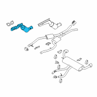 OEM 2007 BMW X5 Exchange. Exhaust Manifold With Catalyst Diagram - 18-40-7-568-013