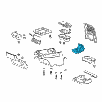 OEM Honda Odyssey Lock Assy. *NH686L* (LIGHT WARM GRAY) Diagram - 83413-TK8-A01ZA