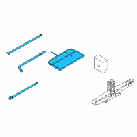 OEM Infiniti QX80 Tool Set Diagram - 99501-1LA1C