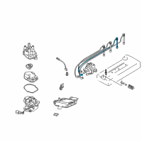 OEM 1999 Nissan Altima Spark Plug Wire Diagram - 224539E002