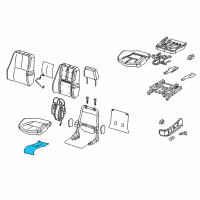 OEM 2008 Pontiac Grand Prix Heater Asm, Driver Seat Cushion Diagram - 19123321