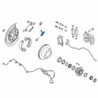 OEM 2011 Ford F-350 Super Duty Adjust Lever Diagram - CL3Z-2A637-A