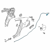 OEM 2017 Kia Forte Catch Assembly-Fuel Fill Diagram - 81590A7001