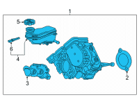 OEM 2022 Chevrolet Bolt EUV Power Booster Diagram - 42761400