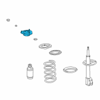 OEM 1999 Toyota Corolla Mount Diagram - 48609-02070