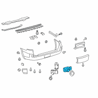 OEM Lexus LX570 Sensor, Ultrasonic Diagram - 89341-28451-J3