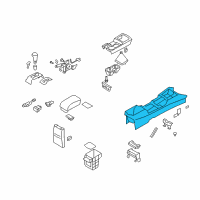 OEM Hyundai Console-Front Diagram - 84611-2H100-9Y