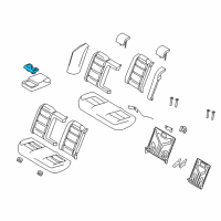 OEM Mercury Sable Cup Holder Diagram - 5G1Z-5413562-AAA