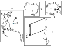 OEM Buick Evaporator Tube Valve Diagram - 39007928