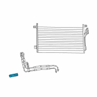 OEM Dodge Journey Bracket-Oil Cooler Tube Diagram - 5291900AB