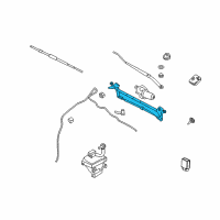 OEM 2008 Mercury Milan Wiper Linkage Diagram - 6E5Z-17566-A