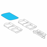 OEM 2018 BMW X6 Heating Element, Basic Seat Diagram - 52-20-7-379-425