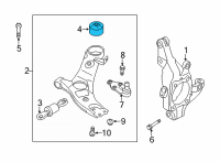 OEM 2022 Hyundai Santa Fe Bush-FR LWR Arm(G) Diagram - 54584-S1AA0