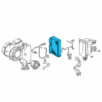 OEM Lexus Evaporator Sub-Assy (Rear) Diagram - 88501-44080