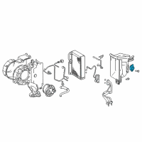 OEM 2005 Lexus GX470 Transistor Assy, Blower Resistor Diagram - 88750-60020