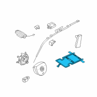 OEM 2008 BMW X5 Sensor Mat, Front Seats Diagram - 65-77-9-171-318