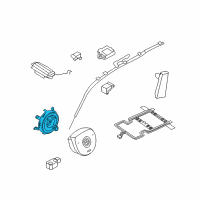 OEM 2011 BMW 1 Series M Coil Spring Cartridge Diagram - 61-31-9-122-509