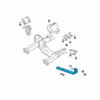 OEM Ford E-350 Super Duty Transmission Support Diagram - 4C2Z-6A023-AA