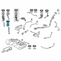 OEM 2016 Acura RLX Regulator Assembly, Pressure Diagram - 17052-T5F-010