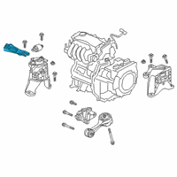 OEM 2021 Honda Clarity Stay, Engine Side Mounting Diagram - 50625-TRW-A00