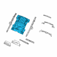 OEM 2007 Dodge Nitro Pan-Rear Floor Diagram - 55360815AA