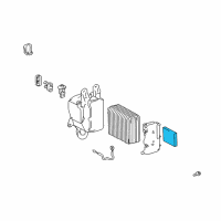 OEM 2007 Lexus LX470 Clean Air Filter Diagram - 88568-60010