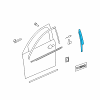 OEM 2010 Chevrolet Malibu Applique Diagram - 15947546