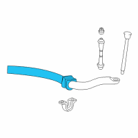 OEM 2008 Ford Explorer Stabilizer Bar Insulator Diagram - 8L2Z-5484-A