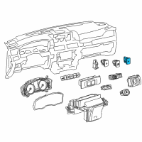 OEM 2017 Lexus LX570 Switch Assy, Door Control Diagram - 84930-60110